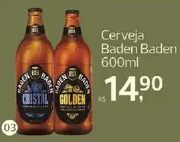 Supermercados Jau Serve Cerveja Baden Baden oferta