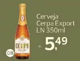 Supermercados Jau Serve Cerveja Cerpa Export oferta