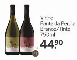 Supermercados Jau Serve Vinho Fonte da Perdiz Branco/Tinto oferta