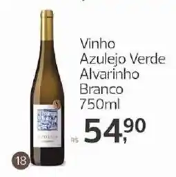 Supermercados Jau Serve Vinho Azulejo Verde Alvarinho Branco oferta