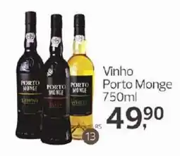 Supermercados Jau Serve Vinho Porto Monge oferta