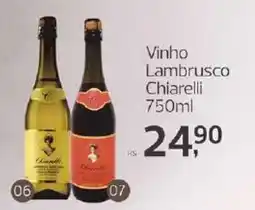 Supermercados Jau Serve Vinho Lambrusco Chiarelli oferta