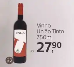 Supermercados Jau Serve Vinho tinto união oferta