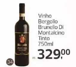 Supermercados Jau Serve Vinho Bergollo Brunello Di Montalcino Tinto oferta