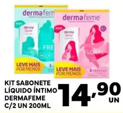 Rede Opa kit sabonete líquido íntimo dermafe oferta