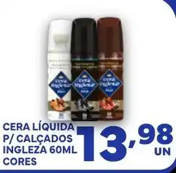Rede Opa Cera líquida p/ calçados ingleza cores oferta