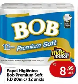 Pires Papel Higiênico Bob Premium Soft oferta
