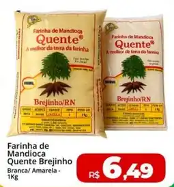 Rebouças Supermercados Farinha de Mandioca Quente Branca/ Amarela oferta