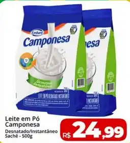Rebouças Supermercados Leite em Pó Camponesa oferta