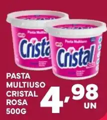 Rede Opa Pasta multiuso cristal rosa oferta
