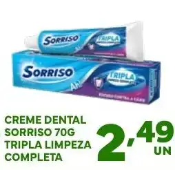 Rede Opa Creme dental sorriso tripla limpeza completa oferta