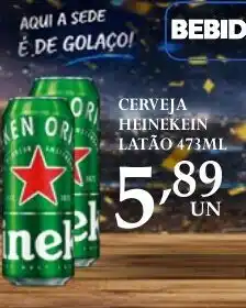 Rede Opa Cerveja heinekein latão oferta