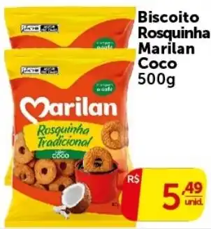 Pires Biscoito rosquinha marilan coco oferta