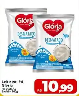 Rebouças Supermercados Leite em Pó Glória Desnatado oferta