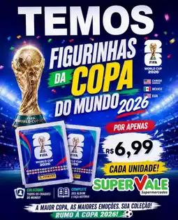 Super Vale Supermercados Figurinhas da copa do mundo 2026 oferta