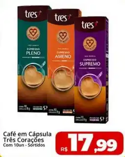 Rebouças Supermercados Café em Cápsula Três Corações oferta