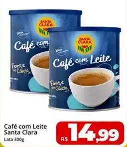 Rebouças Supermercados Café com Leite Santa Clara oferta