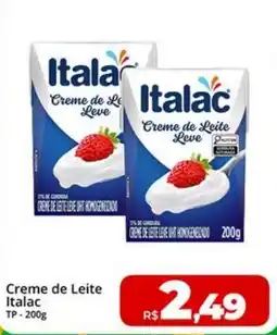 Rebouças Supermercados Creme de Leite Italac oferta