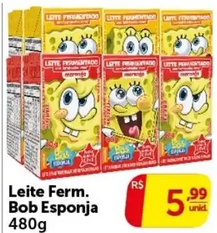 Pires Leite Ferm. Bob Esponja oferta