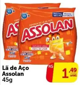 Pires Lã de Aço Assolan oferta