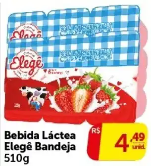 Pires Bebida Láctea Elegê Bandeja oferta