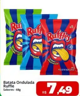Rebouças Supermercados Batata ondulada ruffle sabores oferta