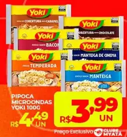 Supermercados Myatã pipoca microondas yoki oferta