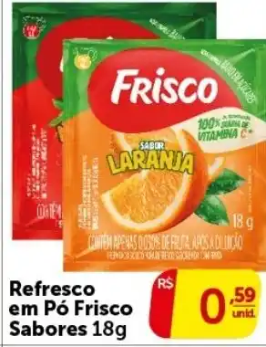 Pires Refresco em Pó Frisco Sabores oferta