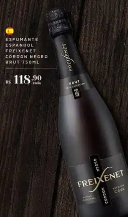 Empório Bahamas Espumante espanhol freixenet cordon negro brut oferta
