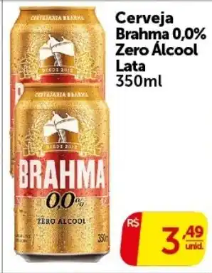 Pires Cerveja brahma 0,0% zero álcool oferta