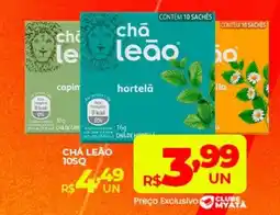 Supermercados Myatã chá leão oferta