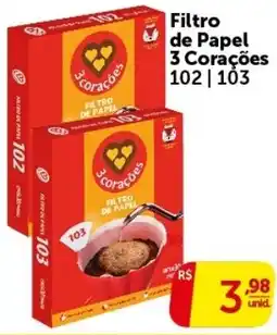 Pires Filtro de Papel 3 Corações oferta