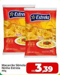 Rebouças Supermercados Macarrão Sêmola Ninho Estrela oferta
