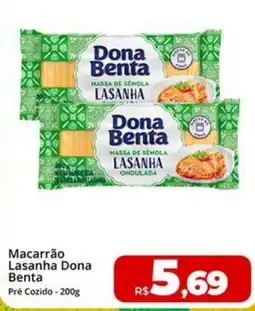 Rebouças Supermercados Macarrão lasanha dona benta oferta