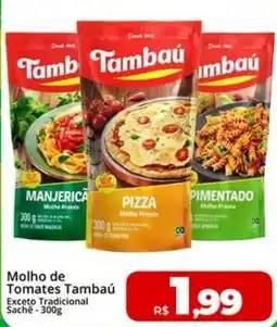 Rebouças Supermercados molho de tomates tambaú oferta