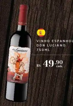 Empório Bahamas vinho espanhol don luciano oferta