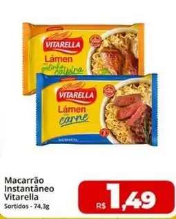 Rebouças Supermercados Macarrão instantâneo vitarella sortidos oferta