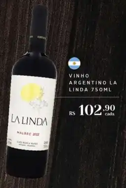 Empório Bahamas vinho argentino la linda oferta