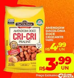 Supermercados Myatã Amendoim doce cri-cri pralinê oferta