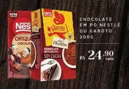Empório Bahamas Chocolate em pó nestlé ou garoto oferta