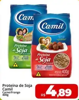Rebouças Supermercados Proteína de Soja Camil Carne/Frango oferta
