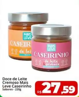 Rebouças Supermercados Doce de Leite Cremoso Mais Leve Caseirinho oferta