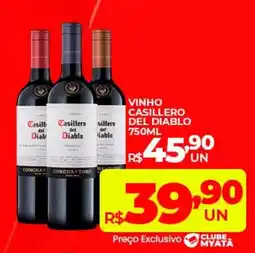 Supermercados Myatã vinho casillero del diablo oferta