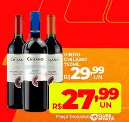 Supermercados Myatã vinho chilano oferta
