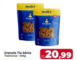 Rebouças Supermercados Granola tia sônia tradicional oferta