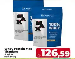 Rebouças Supermercados Whey Protein Max Titanium Sortido oferta