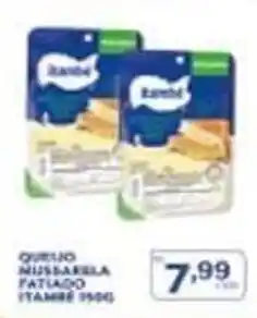 Rede Parceria queijo mussarela fatiado oferta