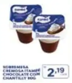 Rede Parceria Sorvete cremosa itambe chocolate com chantilly oferta