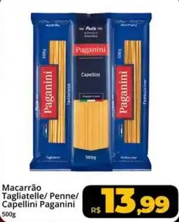 Rebouças Supermercados Macarrão Tagliatelle/ Penne/ Capellini Paganinini oferta