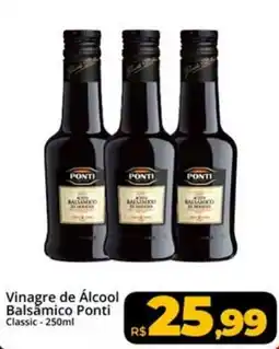 Rebouças Supermercados Vinagre de Álcool Balsâmico Ponti Classic oferta